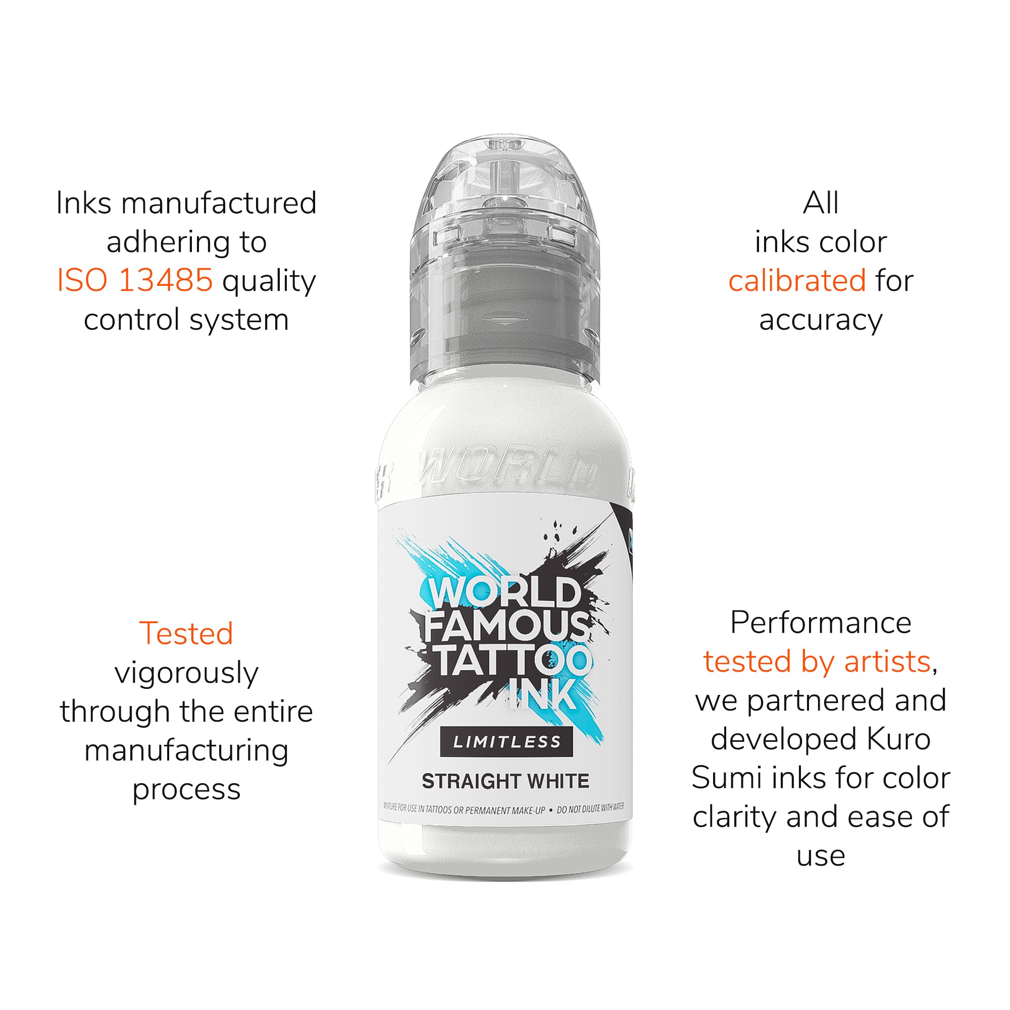 Amazon.com: World Famous Tattoo Ink Limitless - Straight